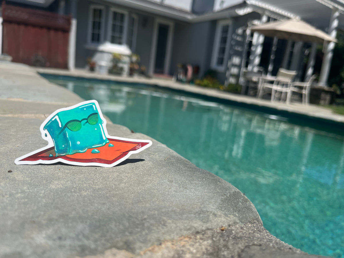 Summer Cube Sticker
