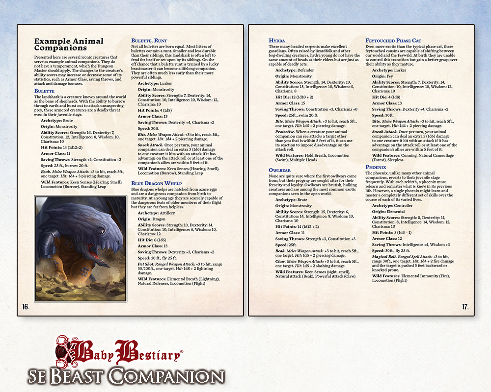 Beast Companion Guide (5e) - Digital Edition