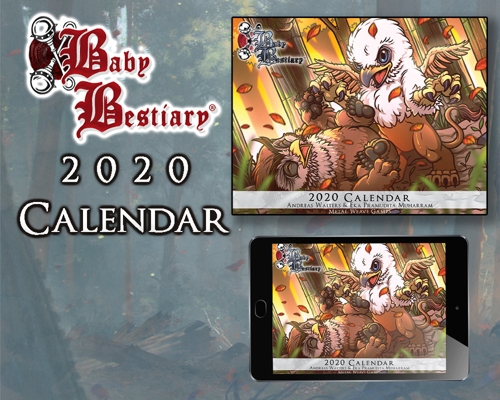 2020: Baby Bestiary Calendar - Digital Edition