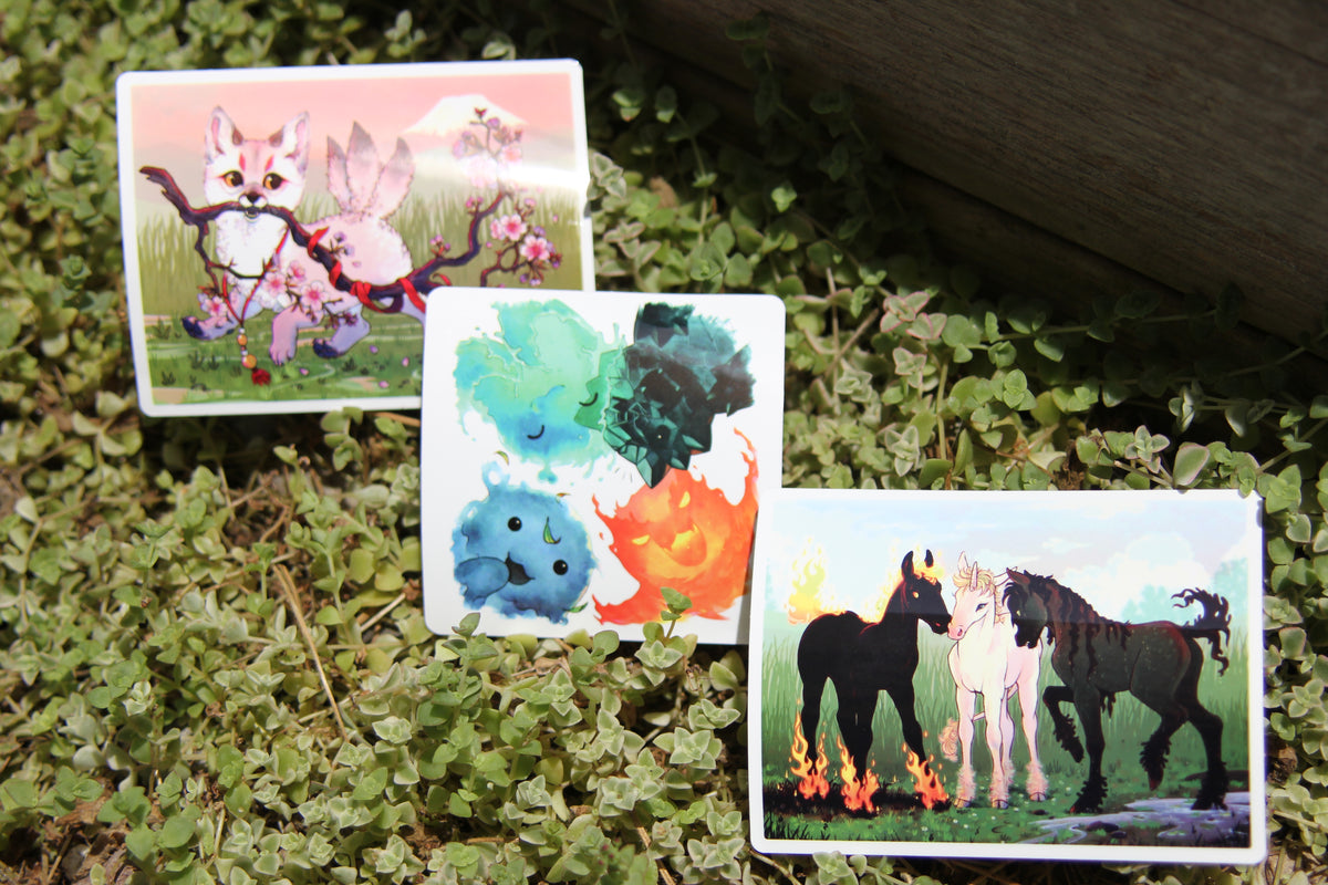 Sticker Pack (x3): Squares