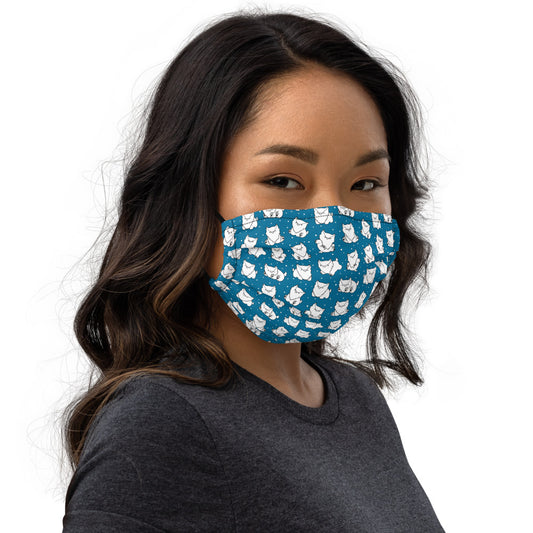Teal Owlbear - Face Mask