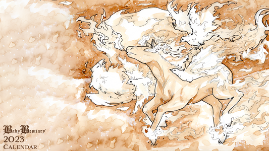 2023: Baby Bestiary Calendar - Digital Edition