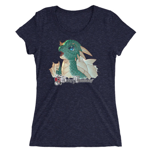 Navy Triblend Nakano's Dragon Women's T-Shirt