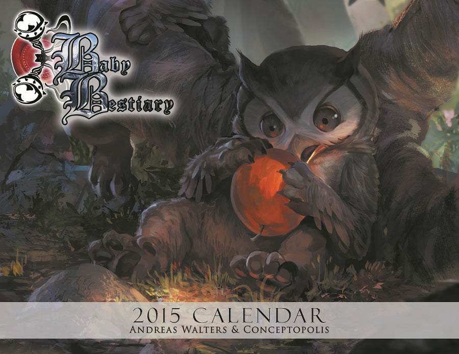 Baby Bestiary Calendar (2019-2015) (US)