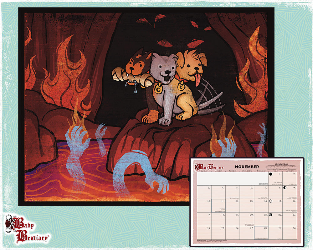 2024: Baby Bestiary Calendar - Digital Edition