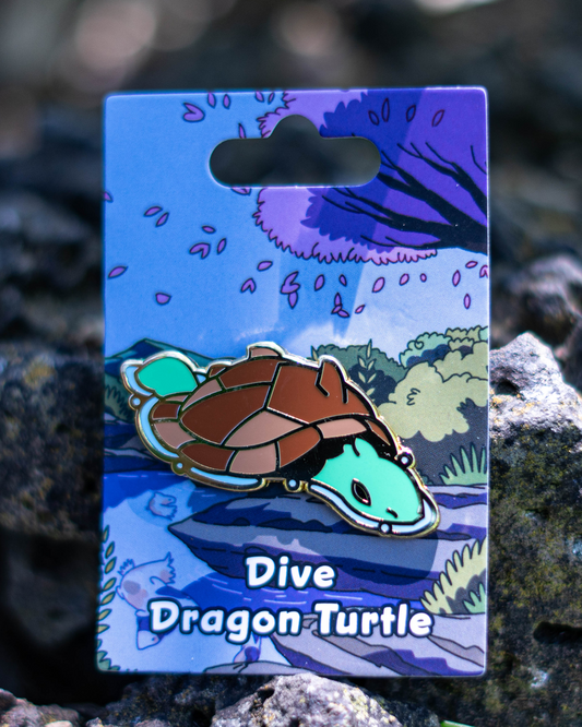Dragon Turtle Pins