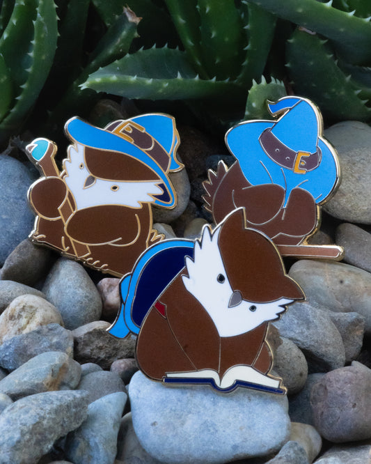 Owlbear Wizard Pins