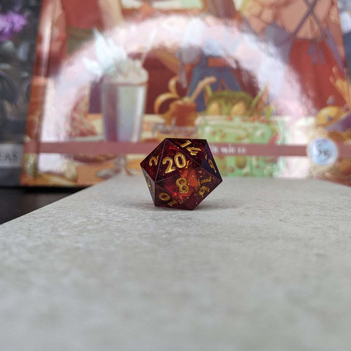 Hearth's Fire Dice Set (7pc)