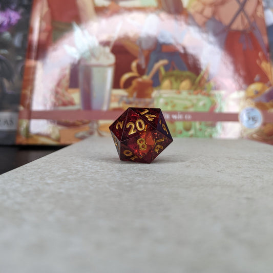 Hearth's Fire Dice Set (7pc)