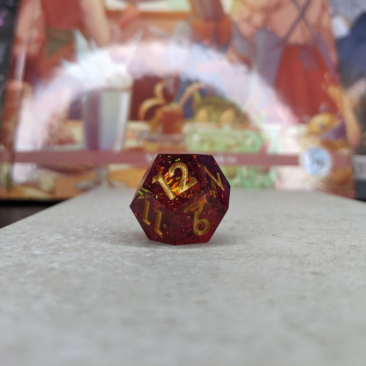 Hearth's Fire Dice Set (7pc)