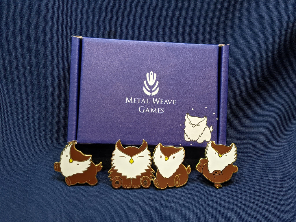 Owlbear Pin 4-Pack