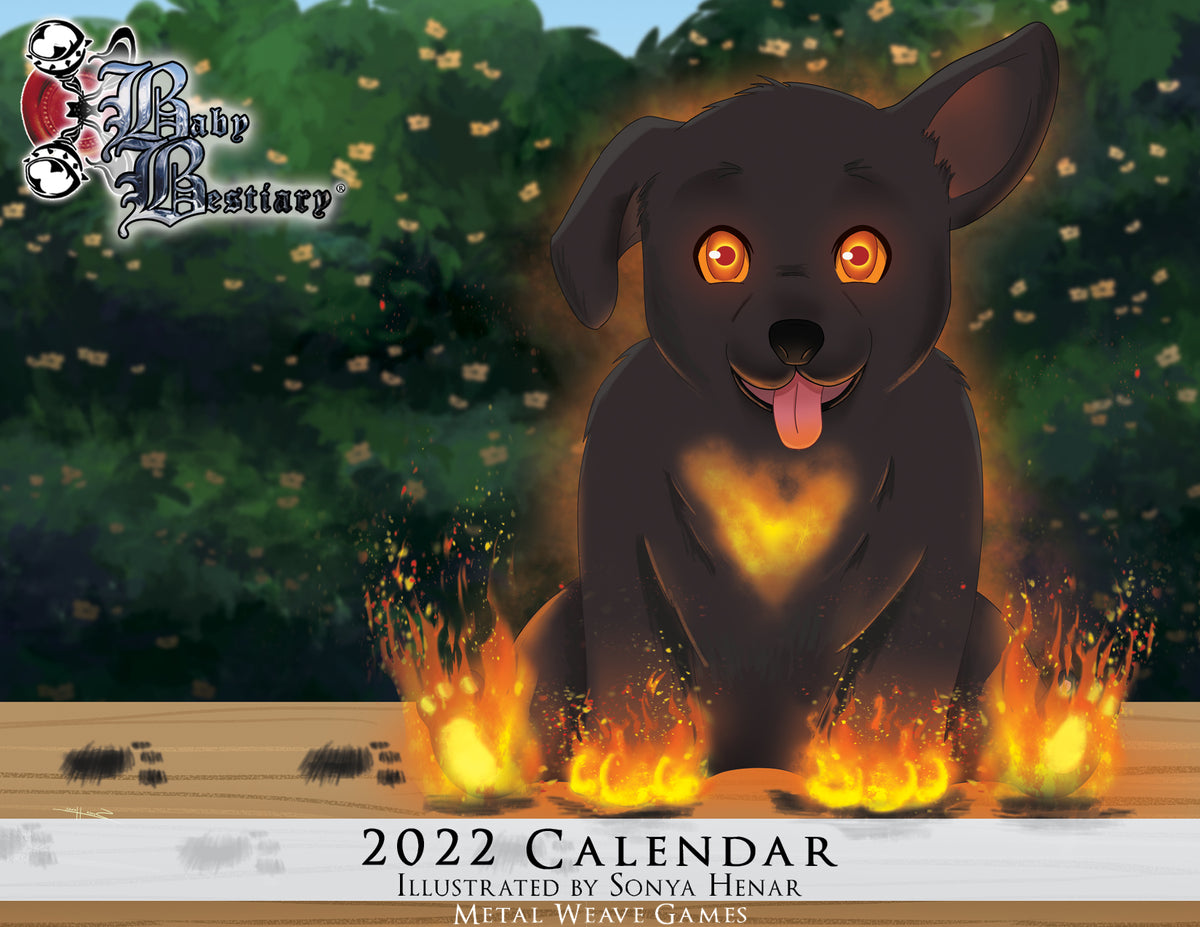 Baby Bestiary Calendar (2024, 2023, 2022, 2021, 2020) - Digital Edition