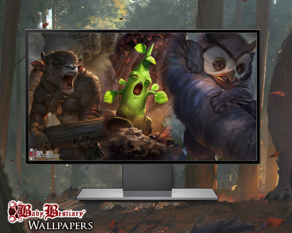Bestiary Wallpapers Illustration Of A Unique Bestiary Creature In