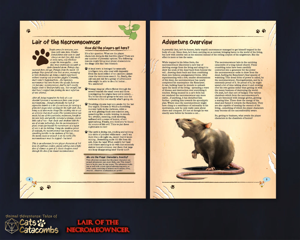 Lair of the Necromeowncer - Digital Edition
