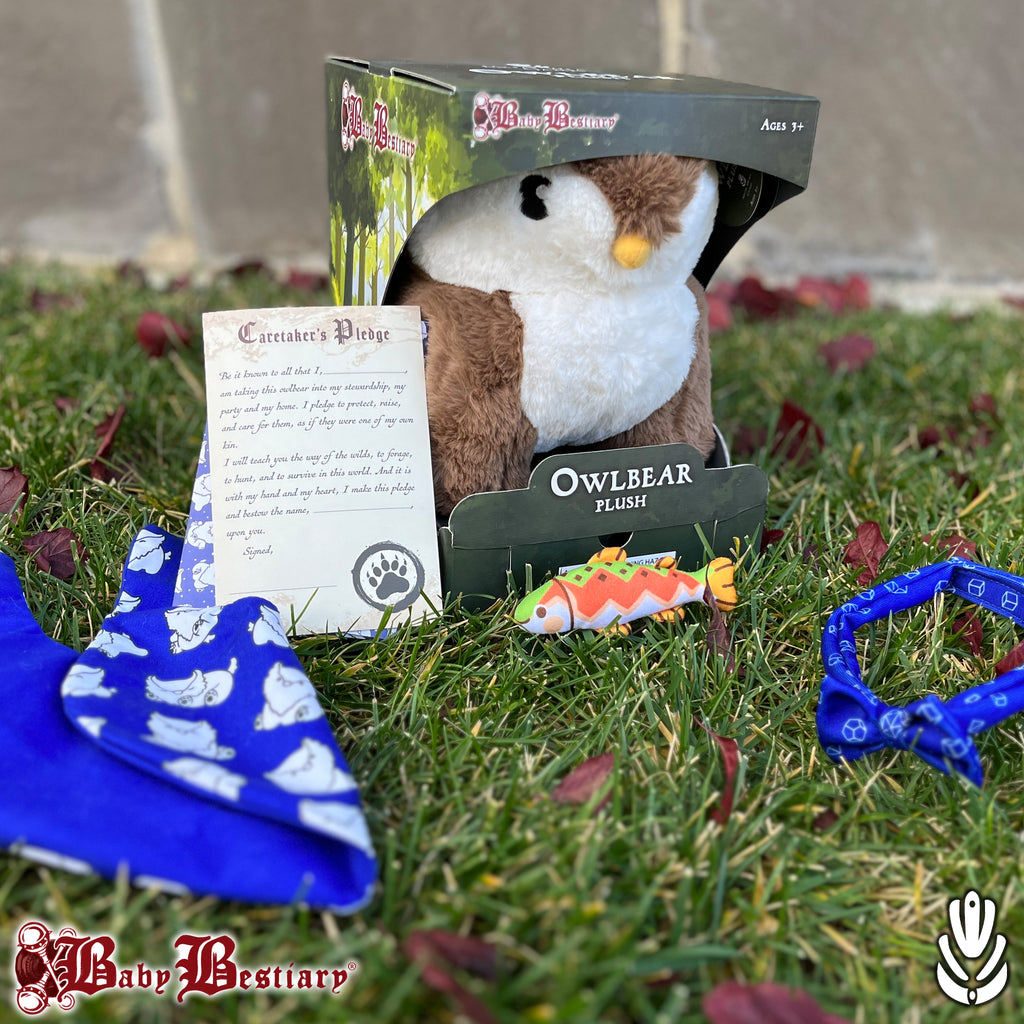 Owlbear Plush Metal Weave Games