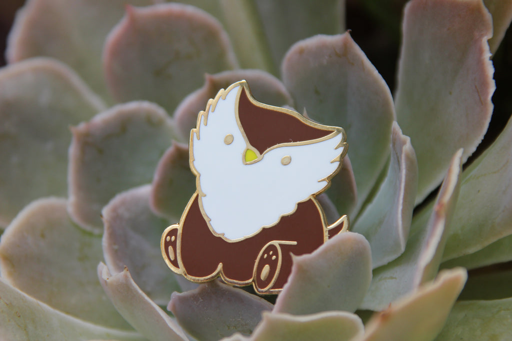 Sitting Owlbear Pin