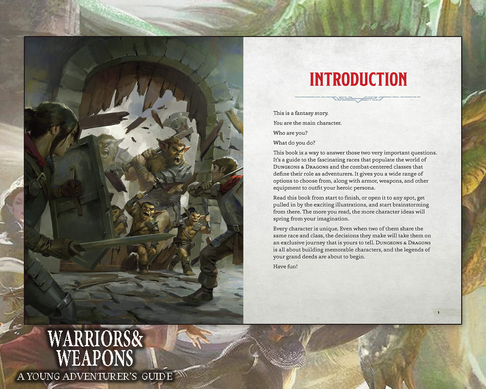 Young Adventurer's Guide: Warriors & Weapons – Metal Weave Games