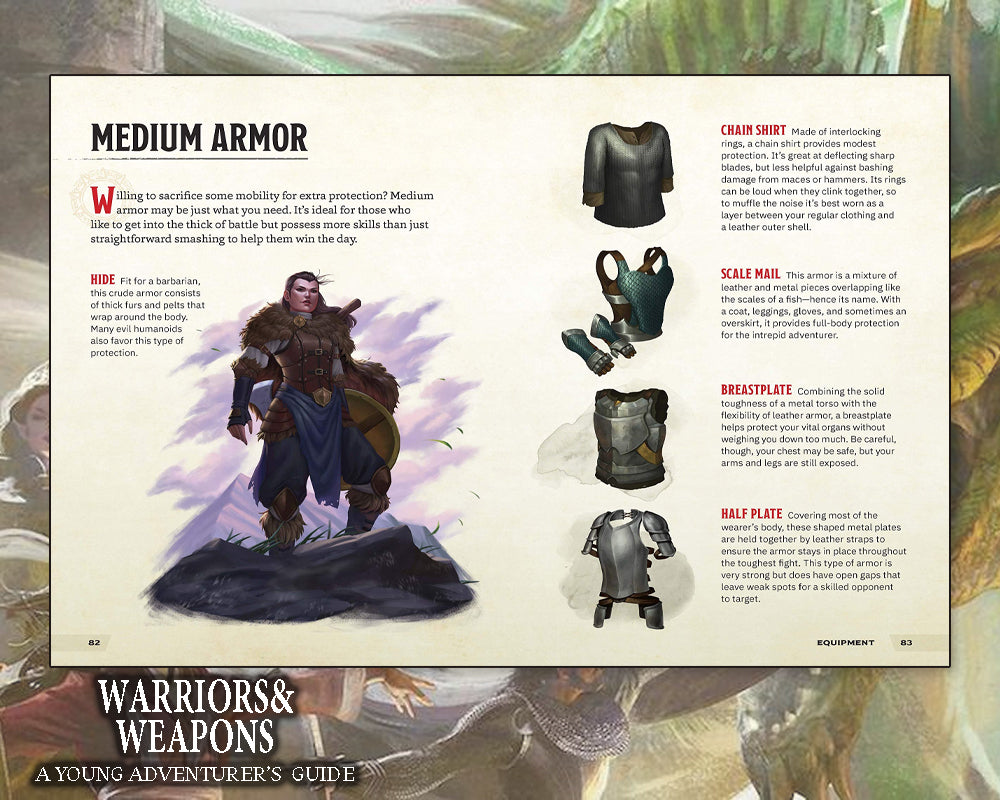 Young Adventurer's Guide: Warriors & Weapons