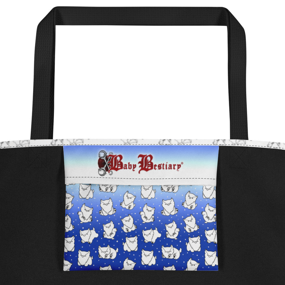 Owlbear All-Over Print Large Tote Bag
