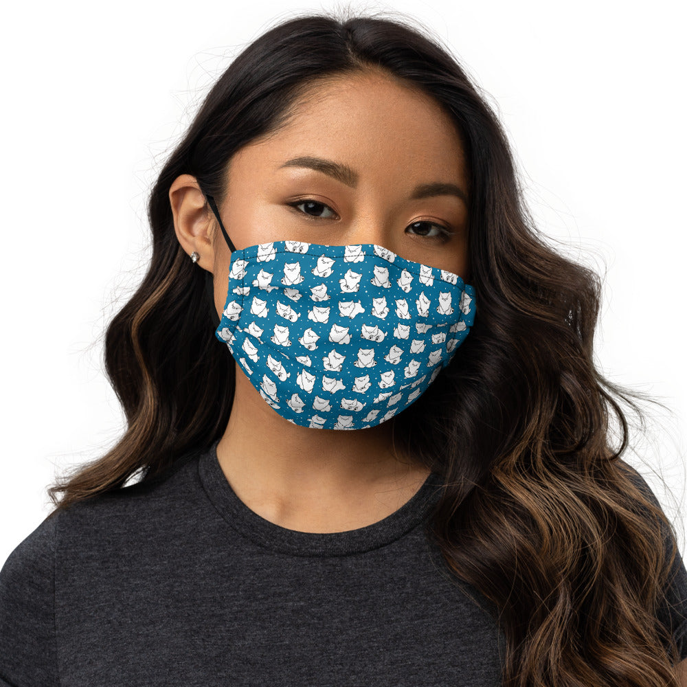 Teal Owlbear - Face Mask