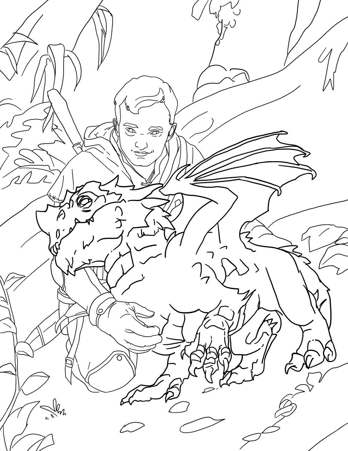Baby Bestiary Coloring Book Volume 1 - PDF