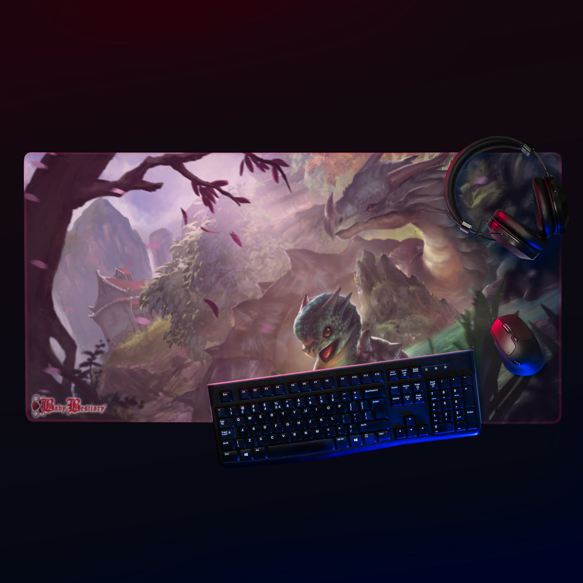 Dragon Turtle - Gaming mouse pad