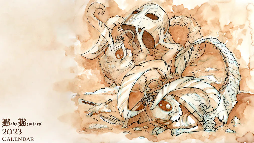 2023: Baby Bestiary Calendar - Digital Edition