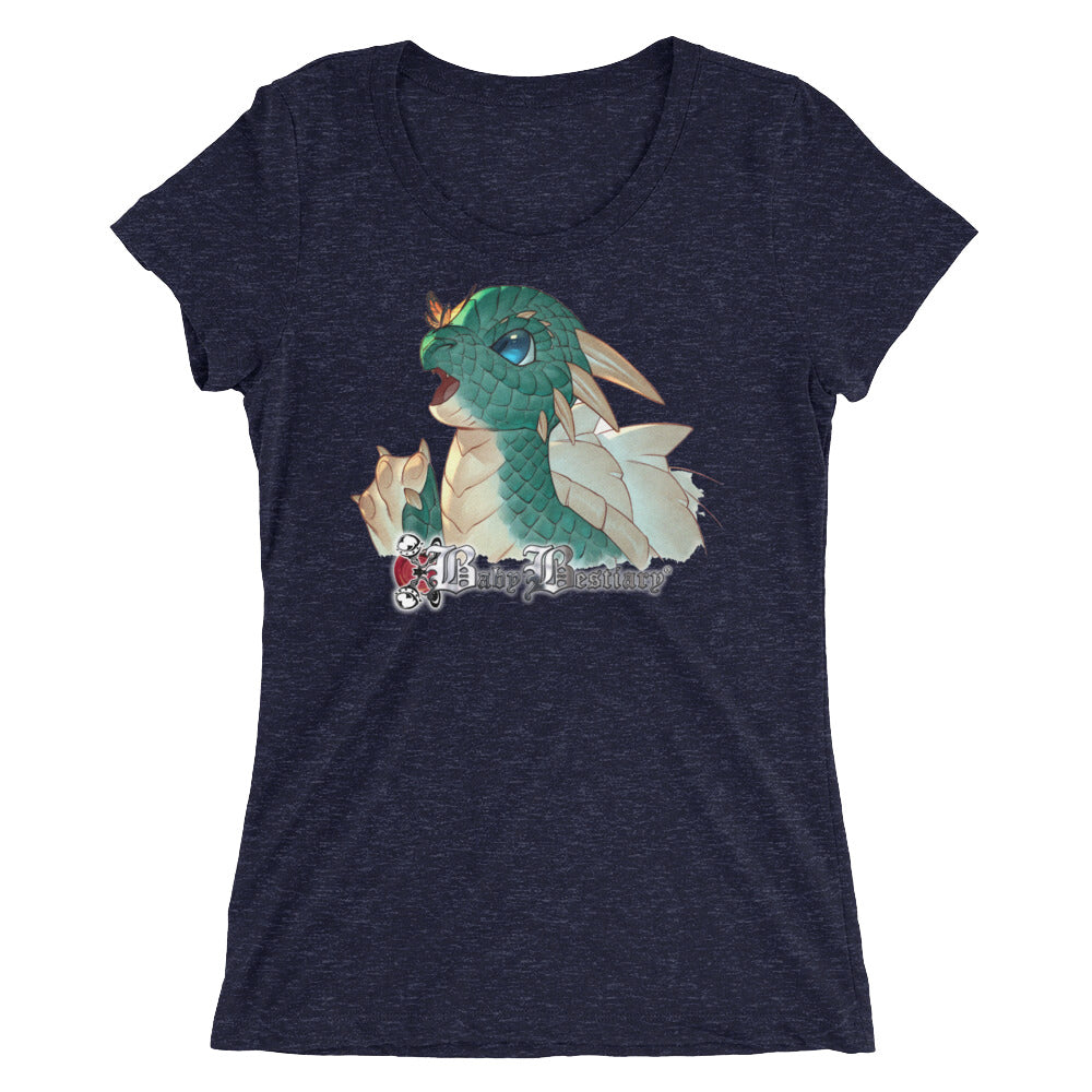 Navy Triblend Nakano's Dragon Women's T-Shirt