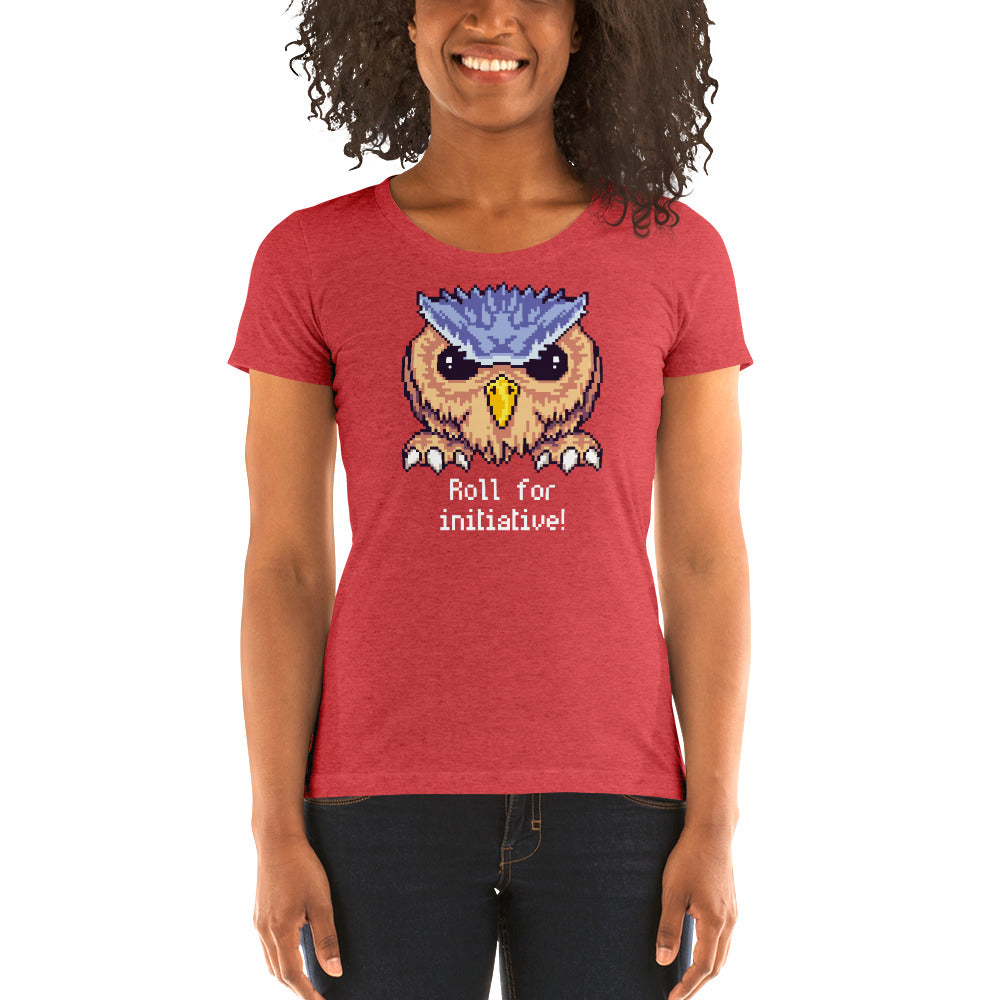 Roll for Initiative: Pixel Owlbear Women's T-Shirt