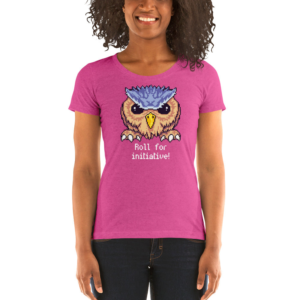 Roll for Initiative: Pixel Owlbear Women's T-Shirt
