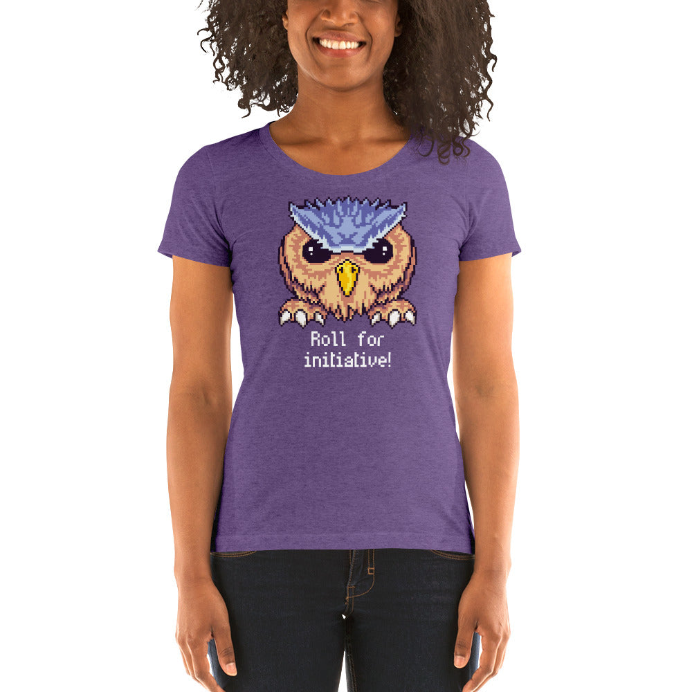 Roll for Initiative: Pixel Owlbear Women's T-Shirt