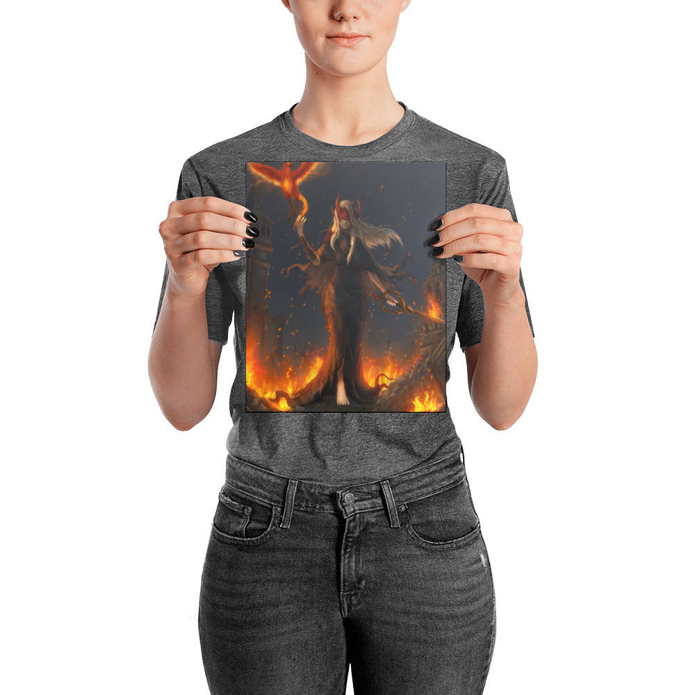 Daughter of Ash - Embers print