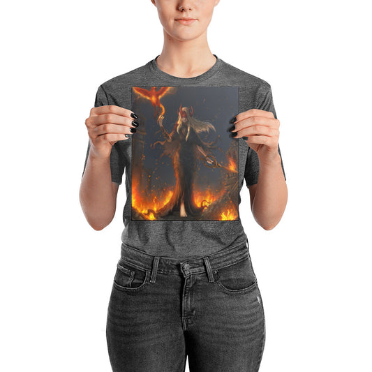 Daughter of Ash - Embers print
