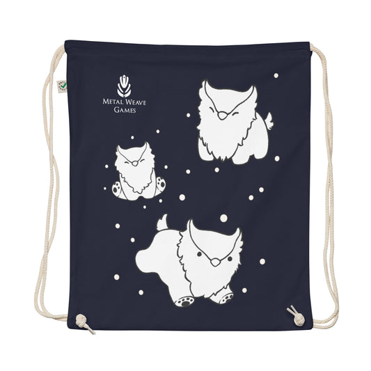 Owlbear Organic cotton drawstring bag