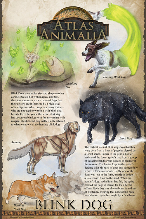 Atlas Animalia: Creature Posters  (12x18in)
