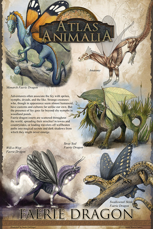 Atlas Animalia: Creature Posters  (12x18in)