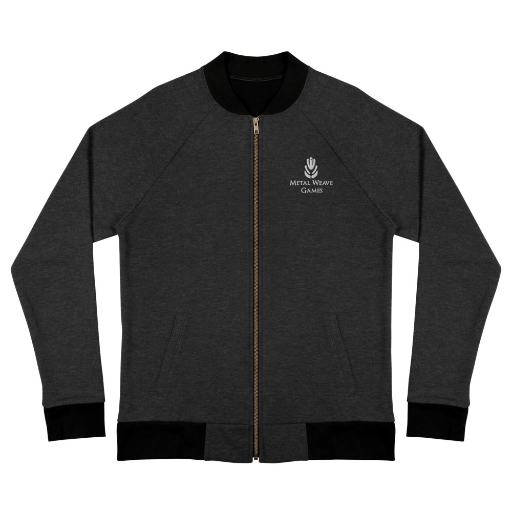 Metal Weave Embroidered - Unisex Bomber Jacket