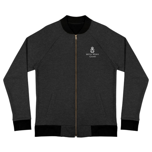 Metal Weave Embroidered - Unisex Bomber Jacket