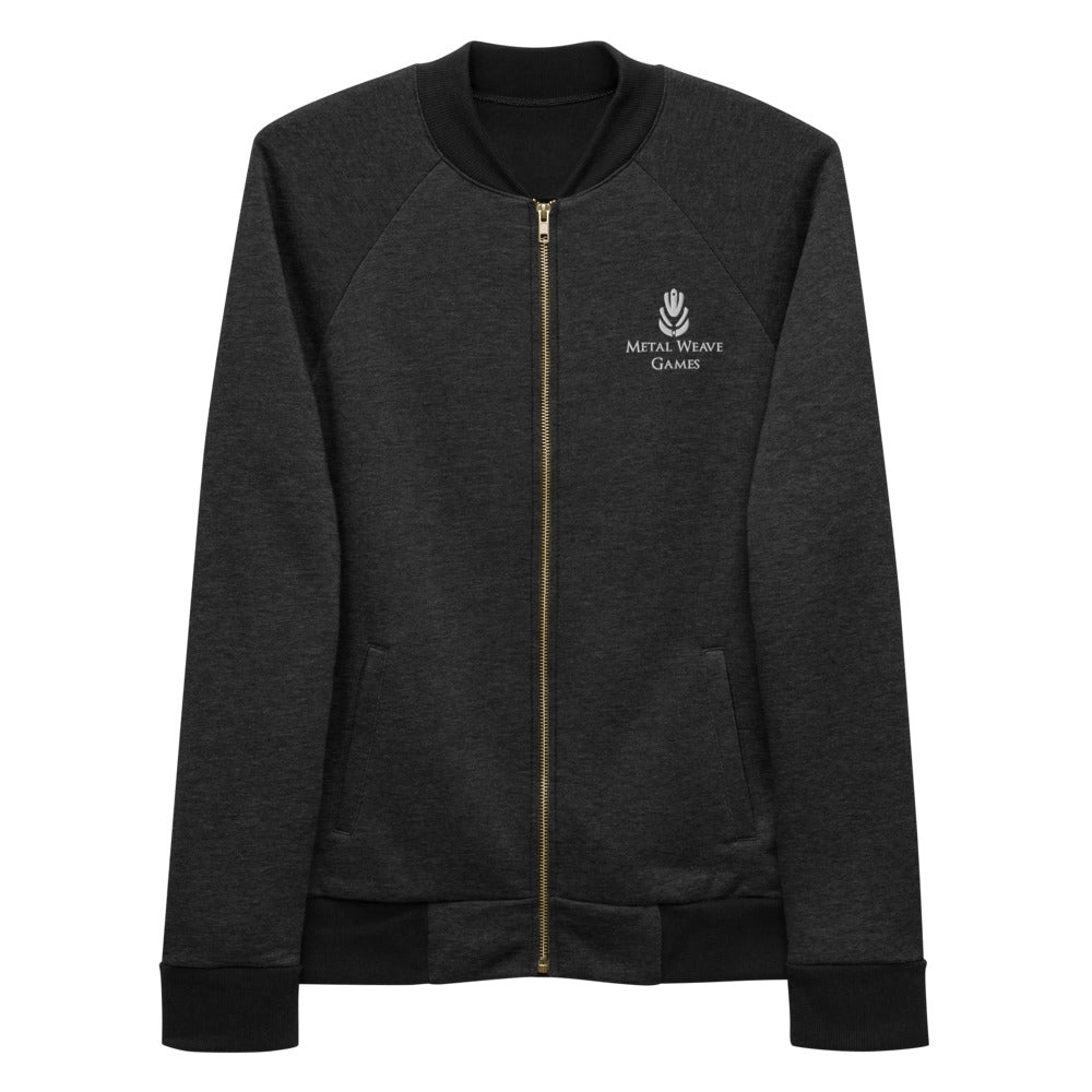 Metal Weave Embroidered - Unisex Bomber Jacket