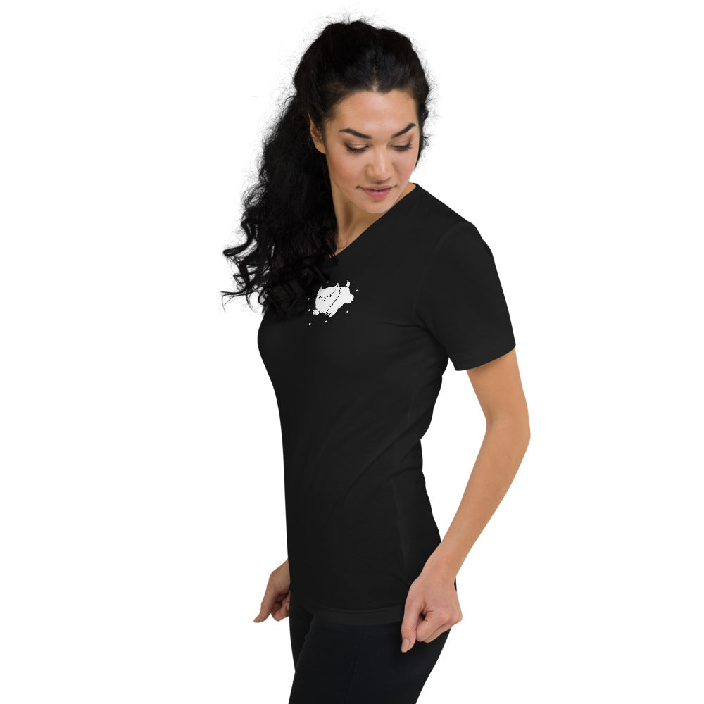 Owlbear - Unisex Short Sleeve V-Neck T-Shirt